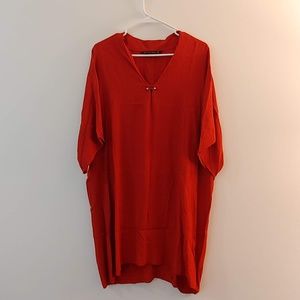 Orange Zara dress/tunic